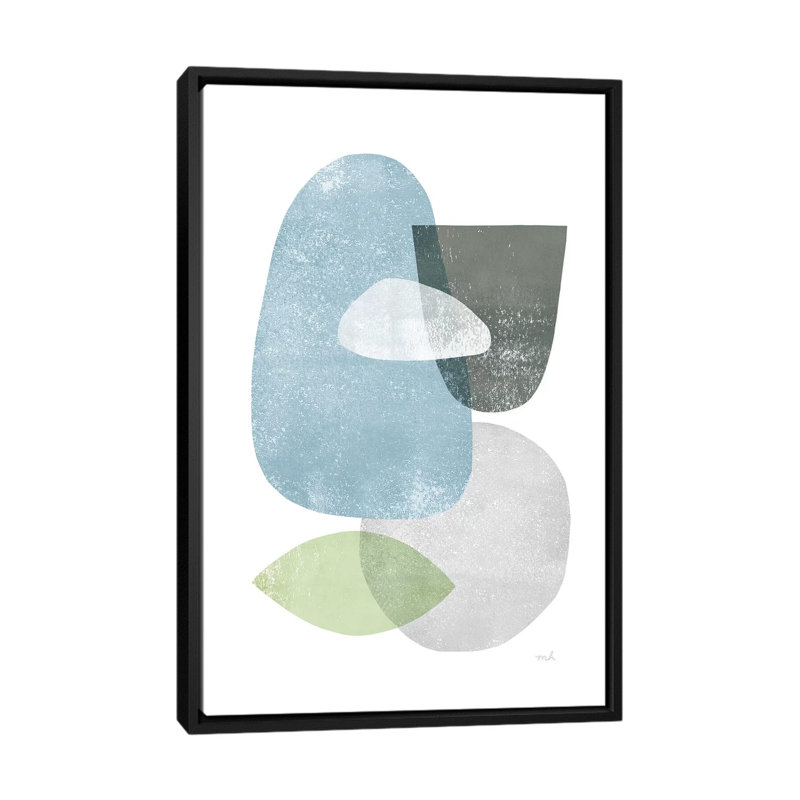 «Whispers IV», impression sur toile, H 26 po x l 18 po x P 1,5 po, Toile avec cadre noir, Pas de tapis