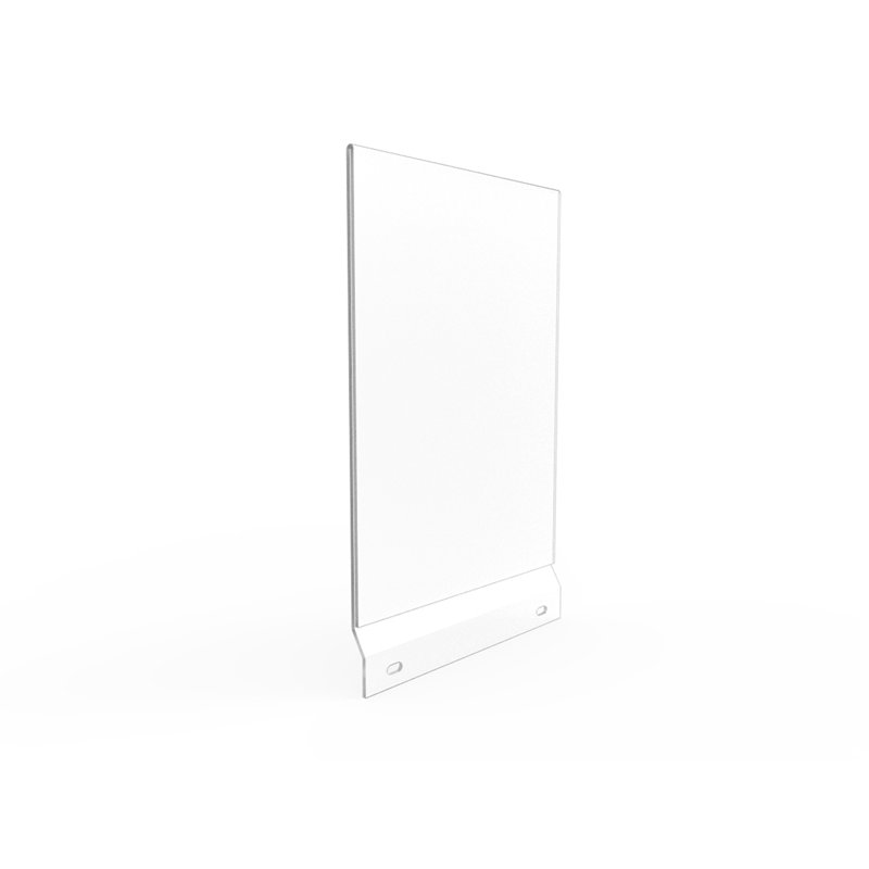 Porte-affiche en acrylique pour boîte à idées, en-tête de panneau graphique transparent 8,5 x 11 pour urne, porte-documents à monter sur boîte 10918-8,5 x 11