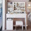 Meuble-lavabo de 41 po avec miroir DEL et rangement haut pour les grands espaces-614217833