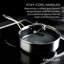 Circulon Stainless Steel Sauté Pan and SteelShield Hybrid and Nonstick Technology, 5 Quart, Silver