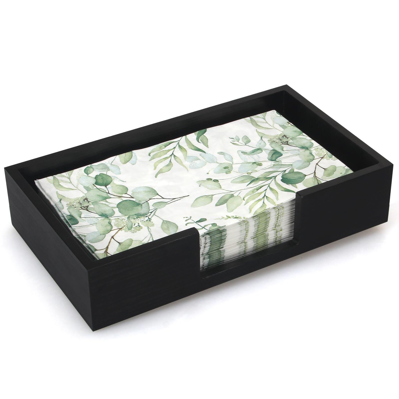 Hokku Designs Wooden Napkin Holder, Flat Bathroom Napkin Holder ...