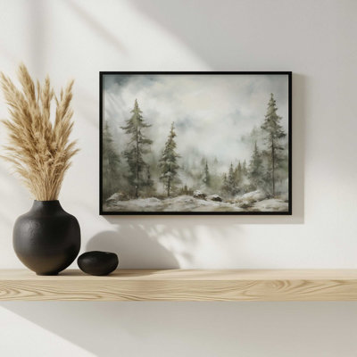 Winter Hike by Heidi Kuntz Art Print