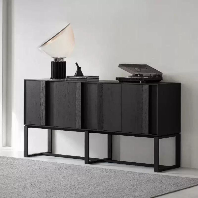 Buffet simple et pratique, Noir