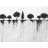 Abstract Black Trees Placemat - White Polyester Home Decor