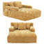 Canapé-lit Chenille Lazy avec 3 oreillers-1763671886