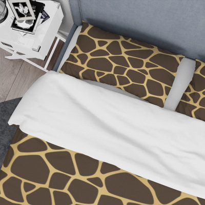 Giraffe Skin VI Animal Print Duvet Cover