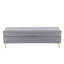 Banc de rangement en velours Mercer41-1948352729