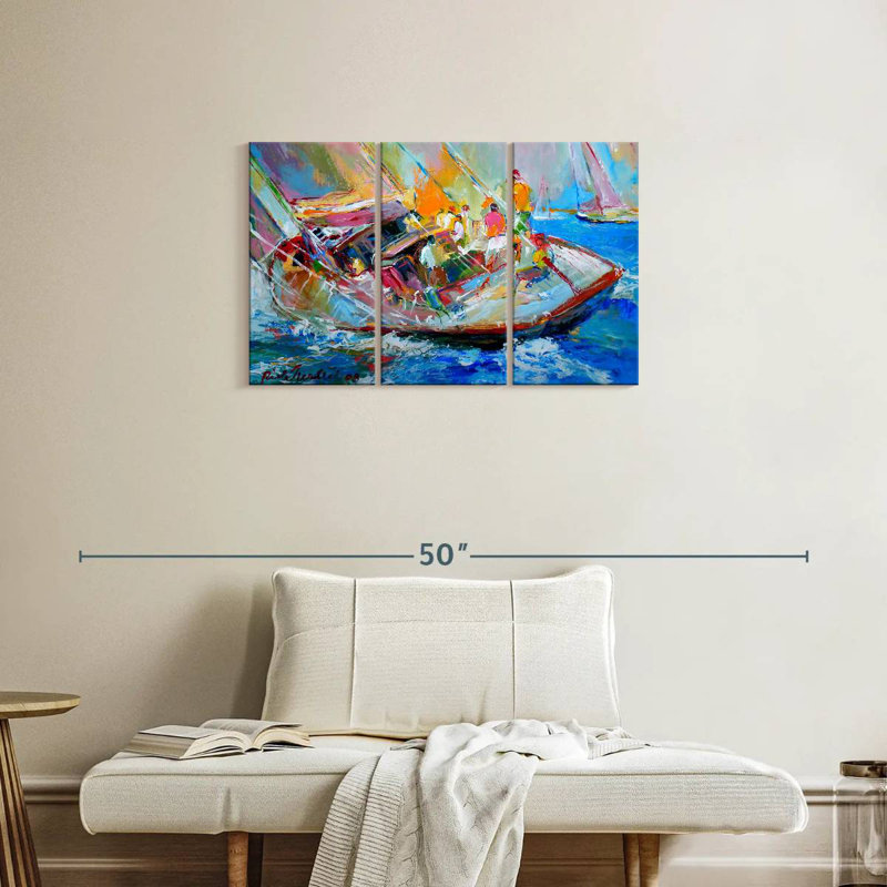 Mehar Sail, 20" H x 33" W