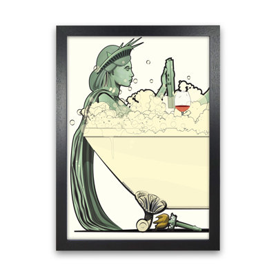 Statue Of Liberty Bath - Print