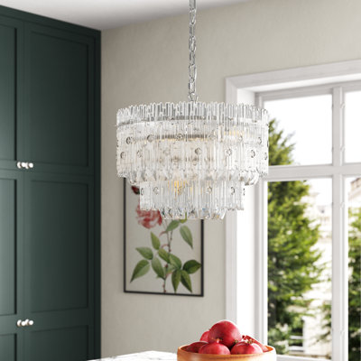 Erastus 4 - Light Dimmable Tiered Chandelier