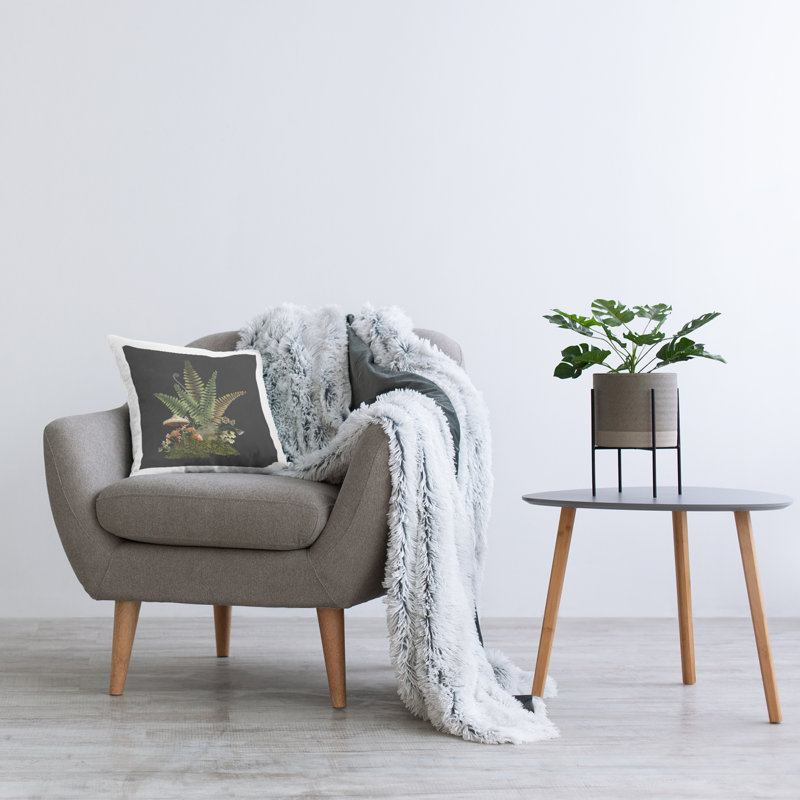 Coussin Blooming Ferns Woodland Plants