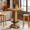 Table bistro 37,4 po, table bistro en bois massif