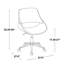 Chaise de bureau rembourrée en similicuir Najrin-974507023-980894814