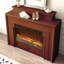 Foyer électrique simple 59,06 "Brown-1611315676