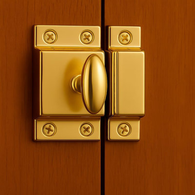 Loquet de porte d'armoire