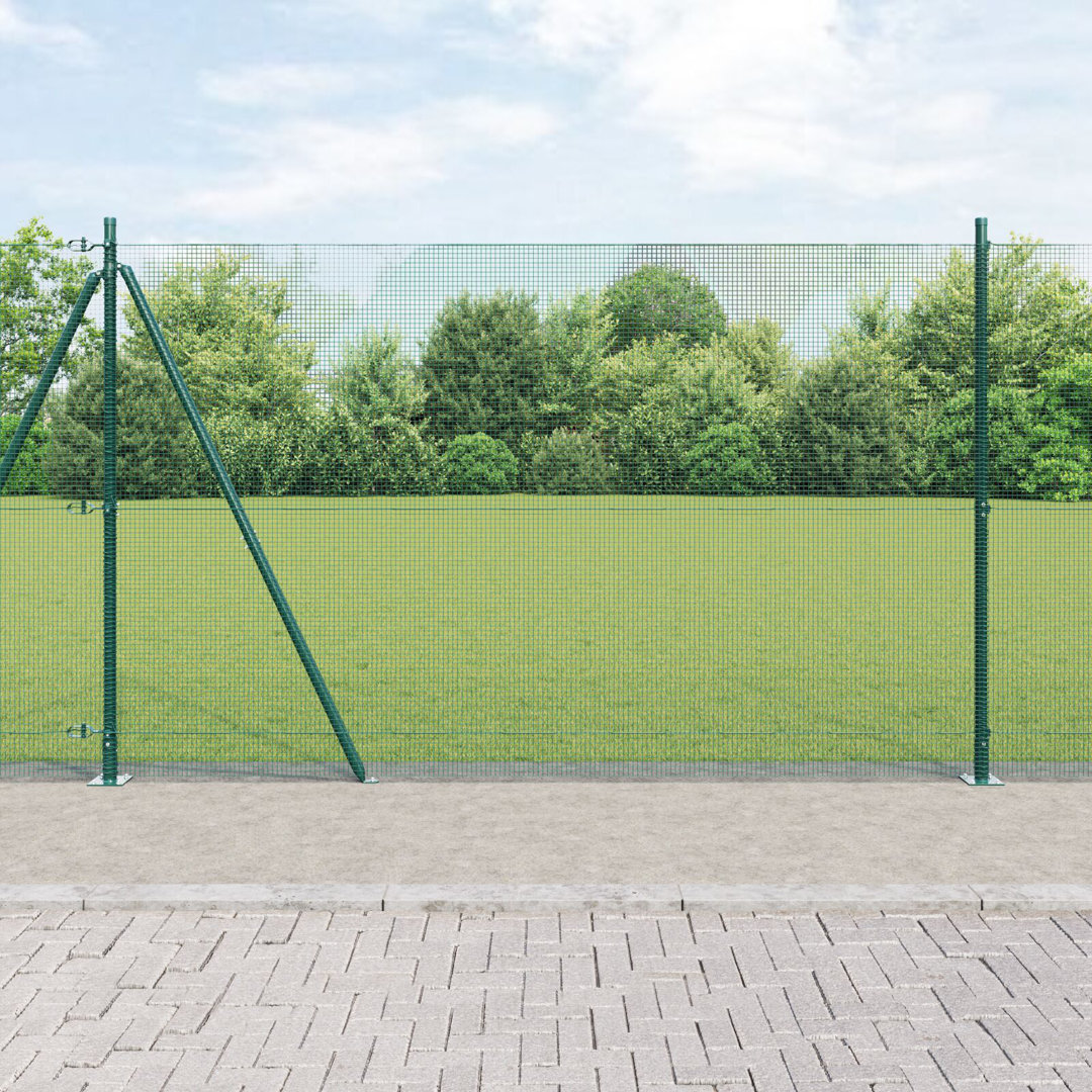 150cm H x 1000cm W Powder-Coated Steel Border Fencing