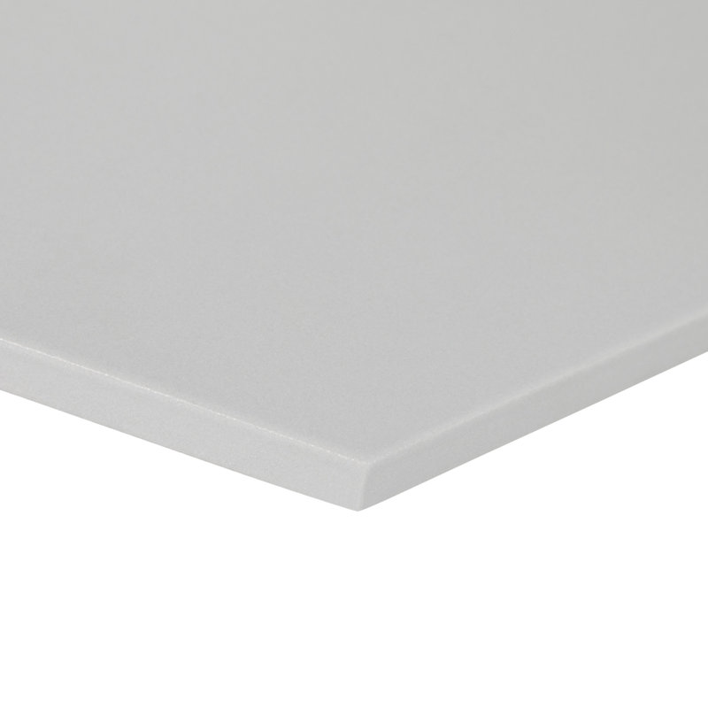Elle 10" x 9" Beveled Porcelain Wall & Floor Tile, Gris