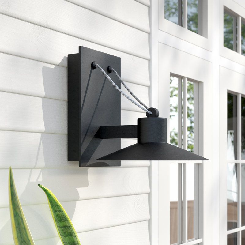 Saheli Steel LED Wall Light, 13.75" H x 13.5" W