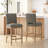 2Pcs Bar Stools Dining Barstool Chairs