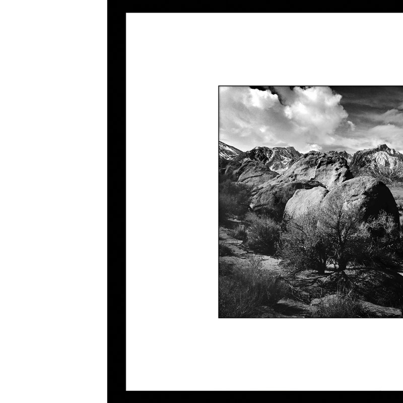 Alabama Hills - Photographie avec cadre photo