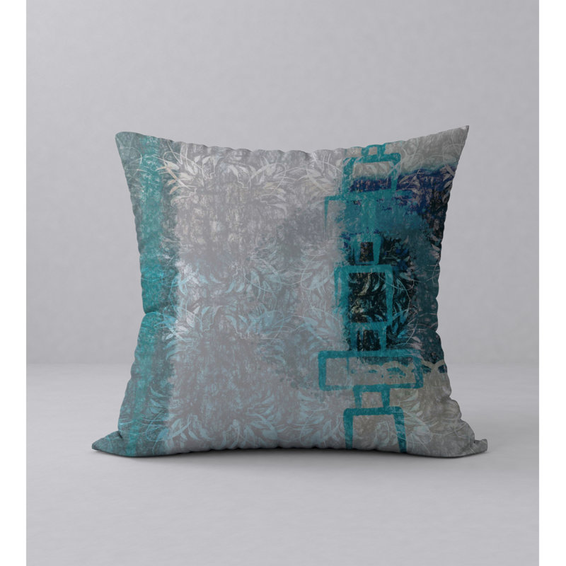 Magnifique housse de coussin carrée innovante, 24 po x 24 po