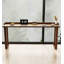 Table de bar en bois massif avec garde de bord-1162141817