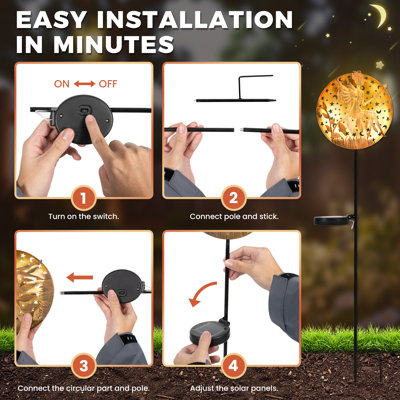 Stainless Steel Solar Powered Pathway Light Pack