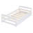 Twin Size Platform Bed with Trundle-117190687