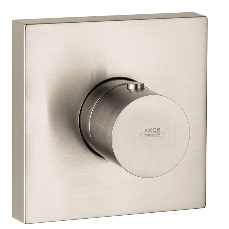 AXOR ShowerSolutions Thermostatic Trim 5" x 5", Brushed Nickel