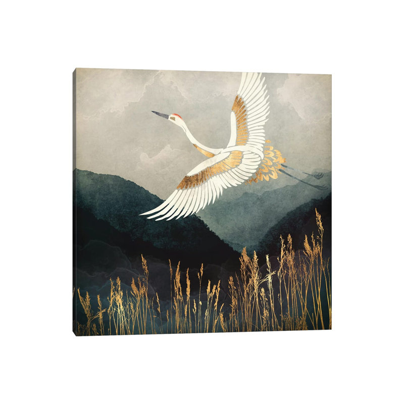 «Space Space Designs Elegant Flight» par Space Space Designs - Estampe numérique sur toile tendue avec châssis