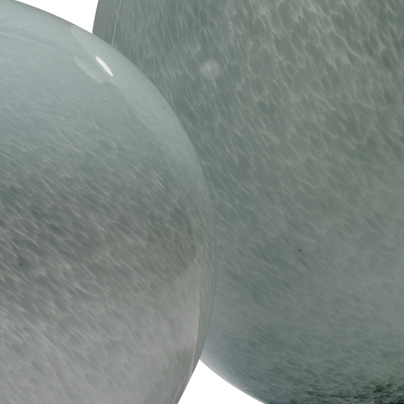 Minx Handmade Glass Table Vase, Grey