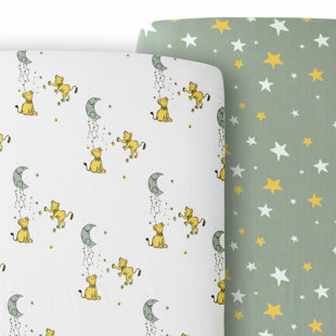 Draps-housses 100% coton - paquet de 2