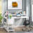 Reversible L -Shaped Computer Desk with Monitor Stand-1820805543