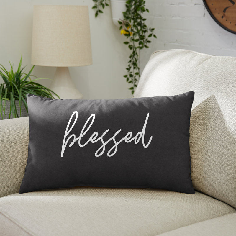 Harold Outdoor Throw Pillow, Gunmetal Gray
