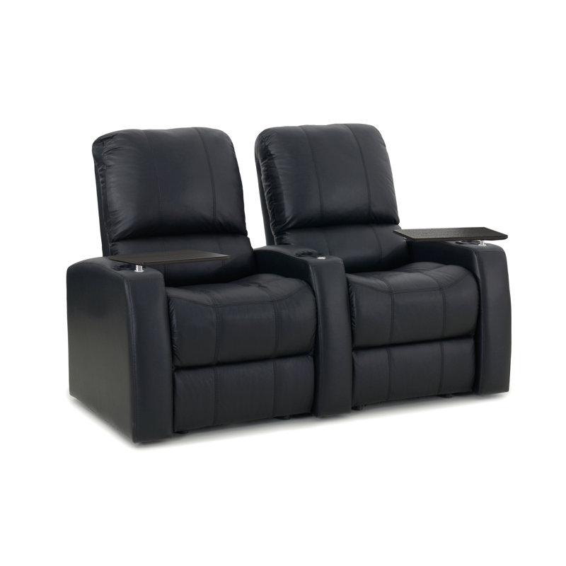 Dedera Upholstered Home Theater Seating with Cup Holder