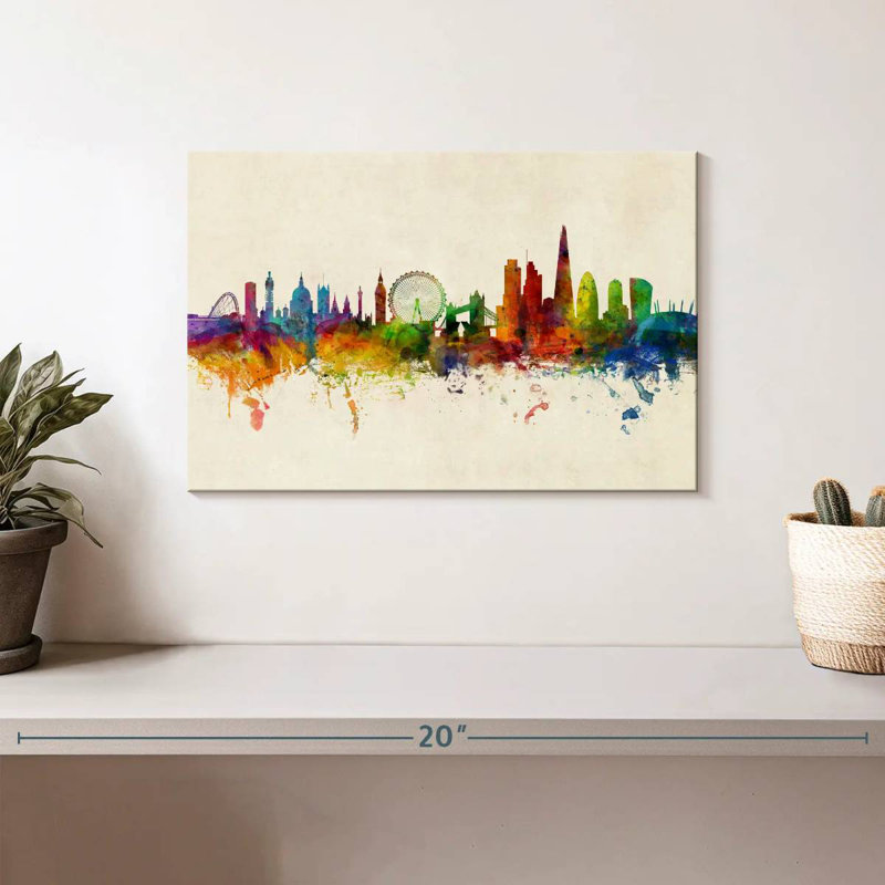 Sireci London England Skyline IX, 8" H x 12" W
