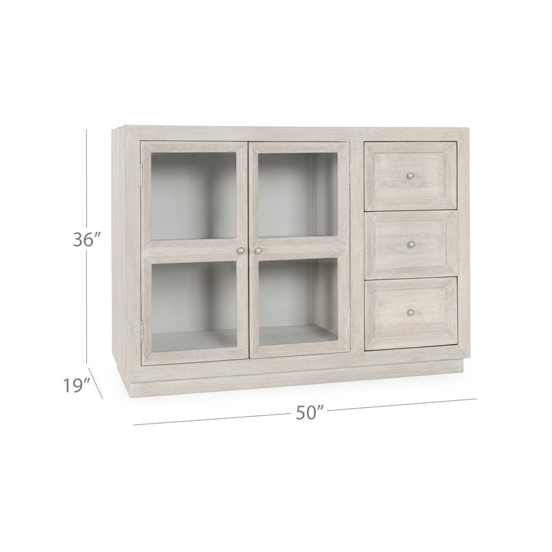 Isha Solid Wood Cabinet