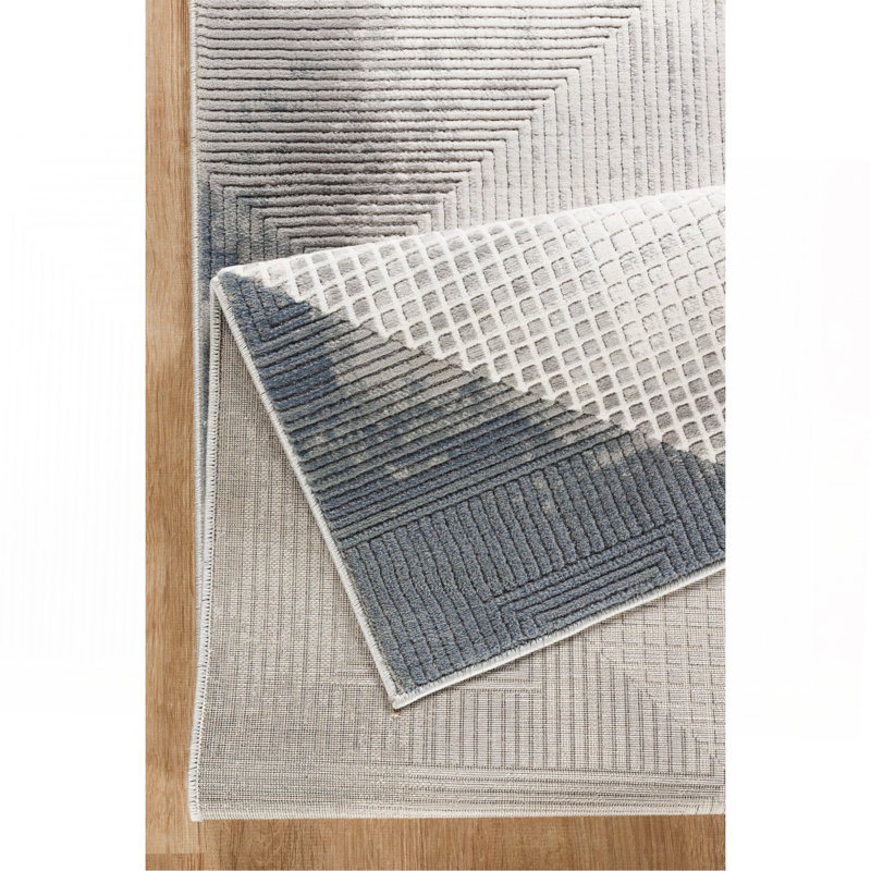 Tapis gris, Tapis de couloir 2 pi 7 po x 9 pi 10 po