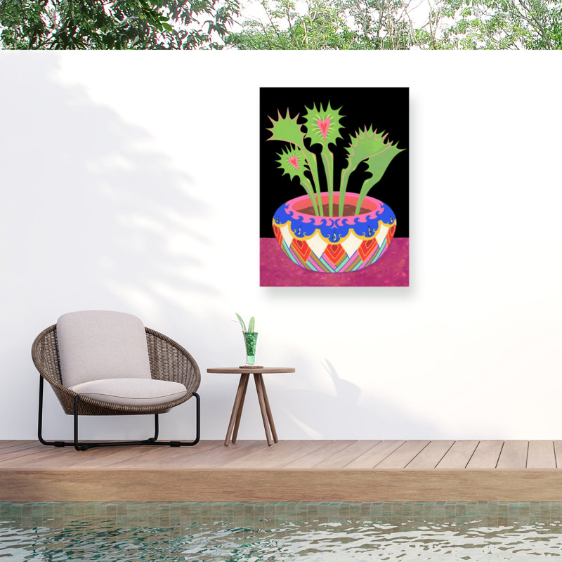 «Flyflys in A Pot», 2021 sur impression sur toile, H 47 po x l 35 po