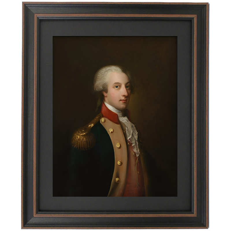 Marquis De Lafayette Portrait By Bruce White, 24" H x 20" W
