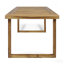 Table de salle à manger d'extérieur en bois d'acacia de 69 po, finition sablée naturelle-528513247-528513184
