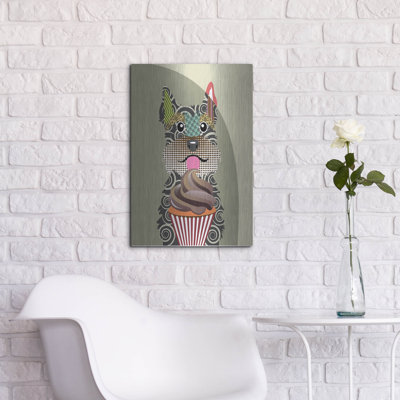 'Schnauzer' by Lanre Adefioye, Metal Wall Art