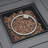 Square Steel Propane Fire Pit Table with Lid
