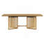 Ensemble de table de salle à manger extensible 9 pièces 83,9 pouces