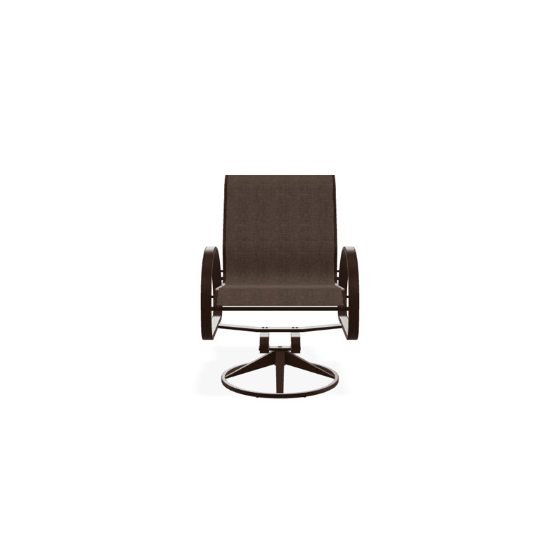 Fauteuil de patio pivotant Hiraku, Moka Sunbrella®, Kona texturé