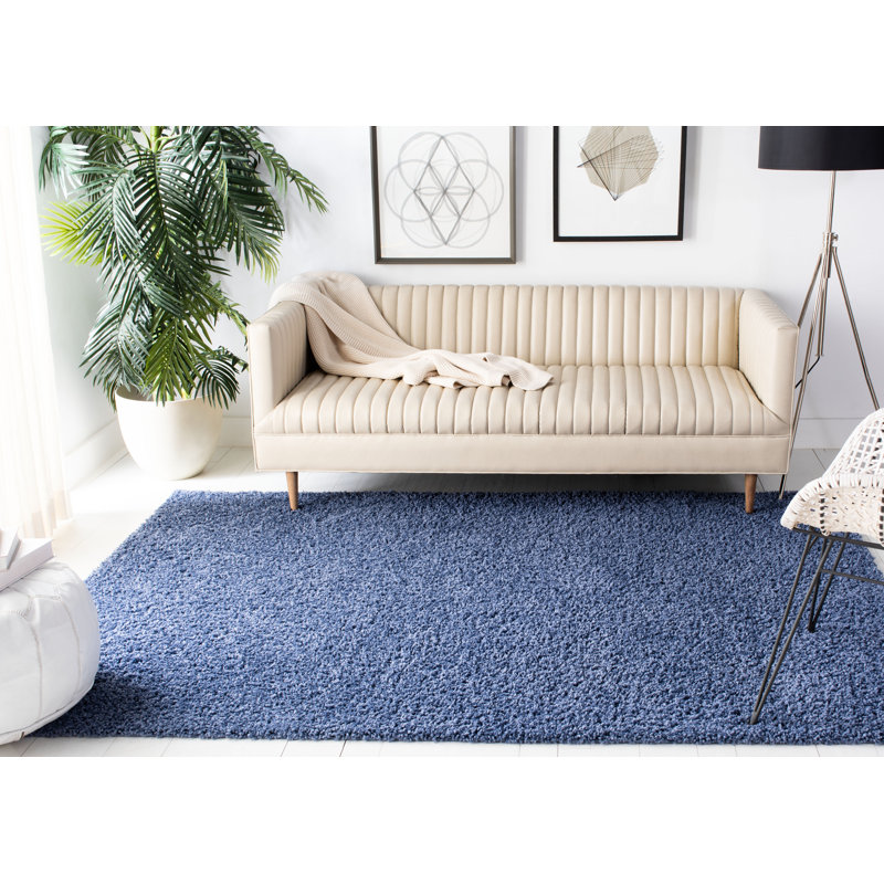 Sunderland Solid Colour Hand Woven Area Rug, Rectangle 160 x 229 cm