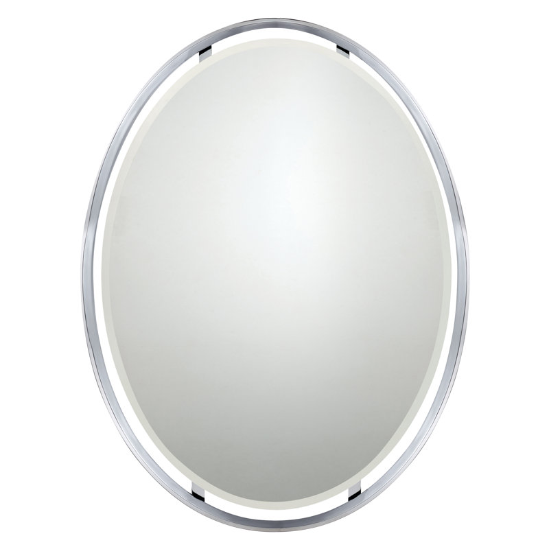 Calena Mirror, Polished Chrome