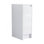 Armoire de rangement de salle de bain autoportante 12 po, portes à fermeture douce, blanc brillant (emballage KD)