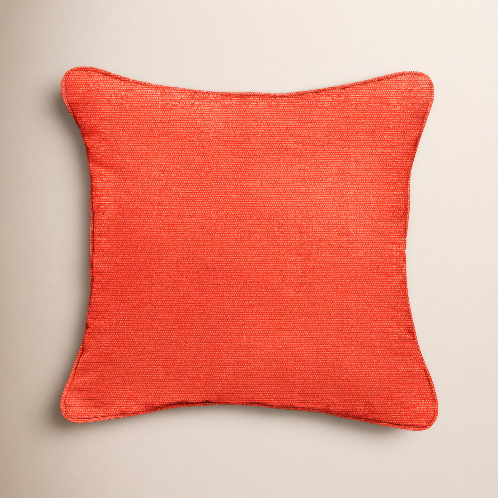Ansonia Sunbrella® Throw Pillow, 20" x 20", Canvas Melon