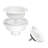 Ruvati 23 x 20 inch epiGranite Drop-in Topmount Granite Composite Quartz Single Bowl Wet Bar Prep Sink - Arctic White Matte --48744116-101377128